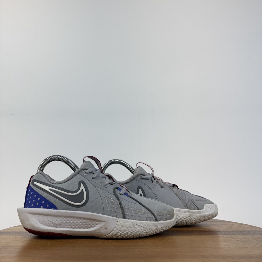 Big Kids Nike GT Cut 3 GS Wolf‎ Grey Astronomy Blue Mid Basketball Sneakers Sz 3